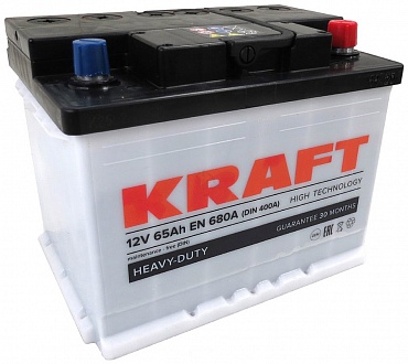 Аккумулятор KRAFT (65 Ah)